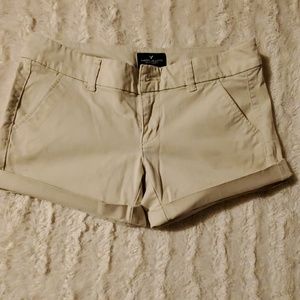Size 2 american eagle khaki shorts